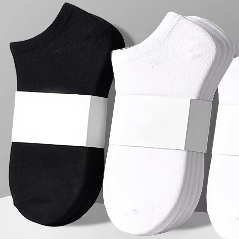 10 pairs of breathable and lightweight unisex ankle socks.