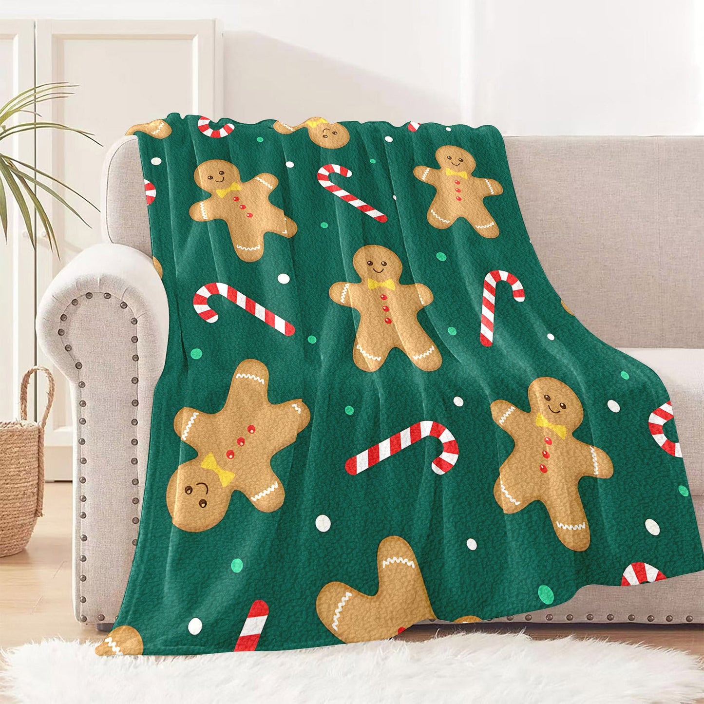 Soft and warm flannel throw blanket, the perfect gift for your granddaughter from Grandma. Ideal for cuddling up on the couch, bed, camping, and travel.