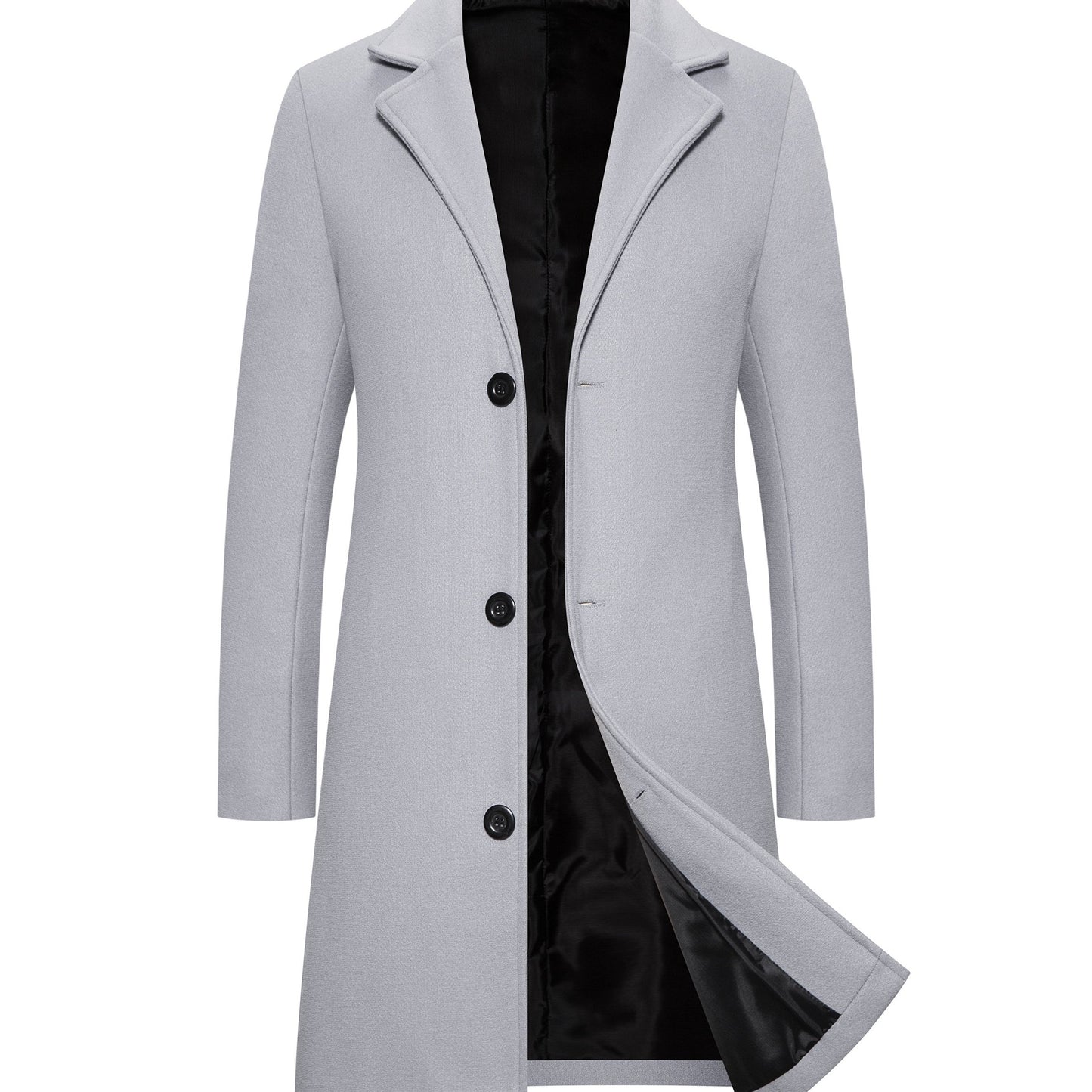 Men's Mid-length Trench Coat