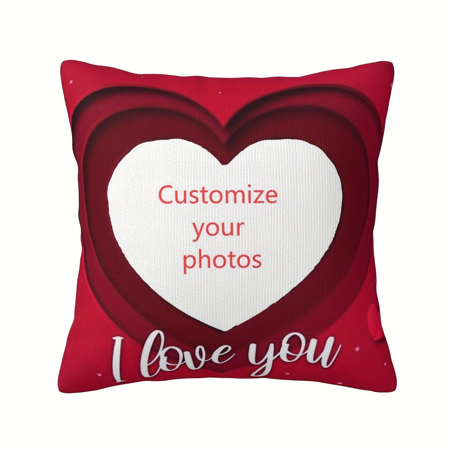 Get cozy with our Customizable Double-Sided Love Photo Pillowcase! This polyester pillowcase comes in red and white and can be personalized with your favorite picture. It makes a perfect gift for your loved ones and adds a special touch to your seasonal