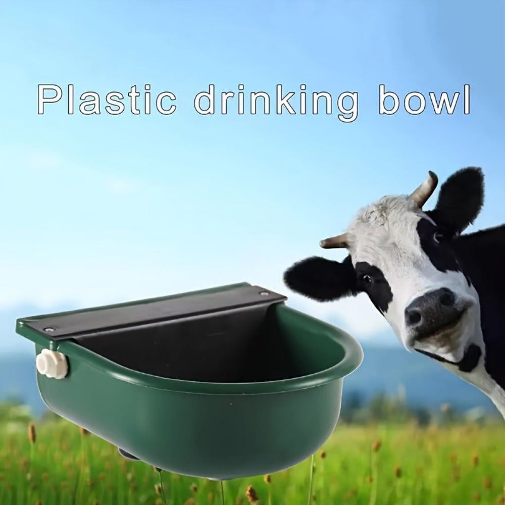 iTechjoy Automatic Livestock Drinking Bowl for various animals, no electricity needed.