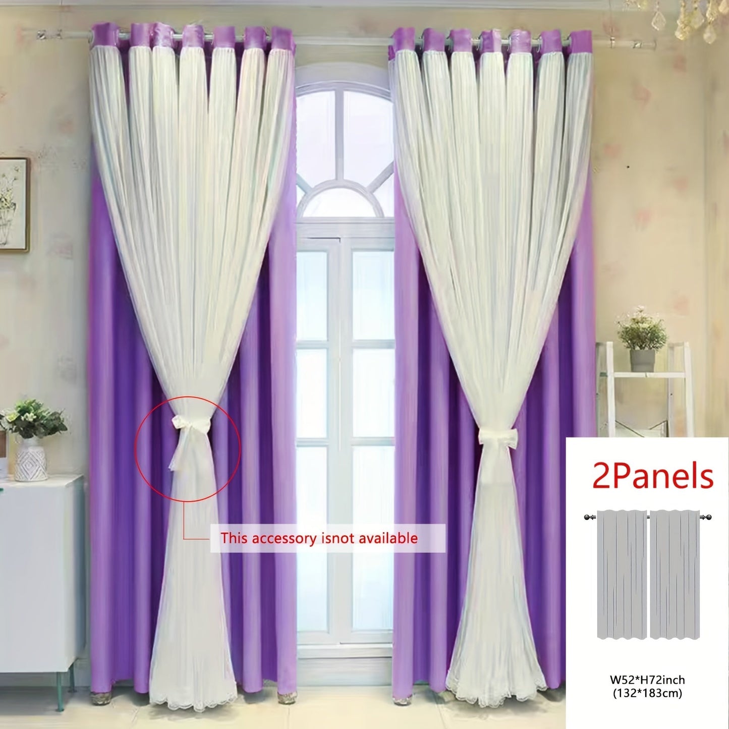 Single-panel Blackout Curtains made with One-layer Cloth and One-layer Yarn, featuring a Modern Simple Style. Ideal for use in Living Rooms, Bedrooms, Balconies, Floating Windows, providing Noise Reduction and adding a touch of Romance to your Home Decor.