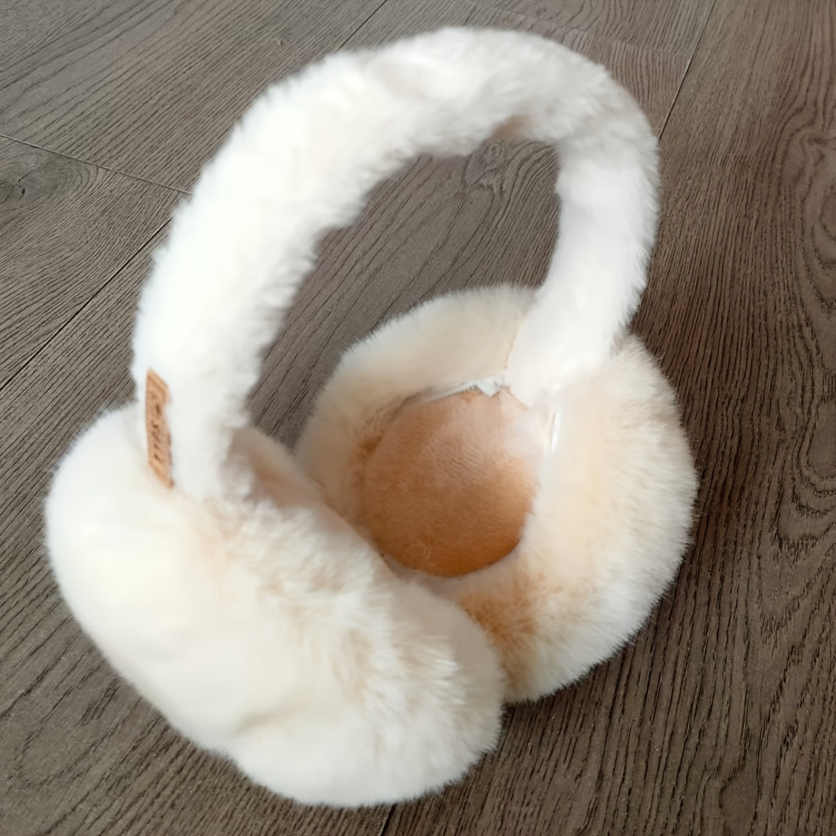 Dry clean only Unisex Fluffy Faux Fur Earmuffs perfect for Autumn and Winter Outdoor Wear. Cozy, Large Woven Stretch Polyester Ear Warmers.