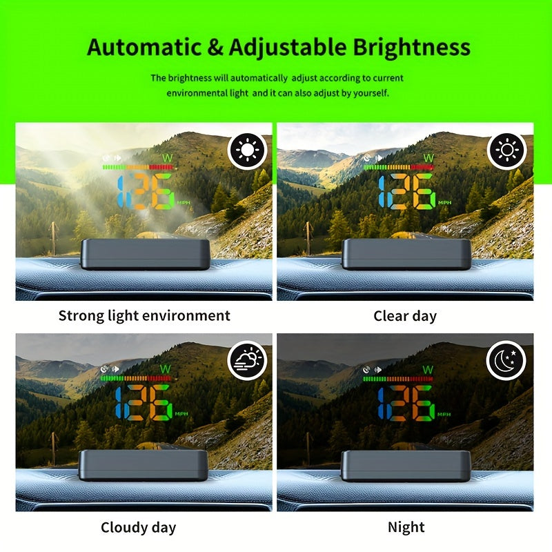 Universal Digital Speedometer HUD for All Cars Auto Devices