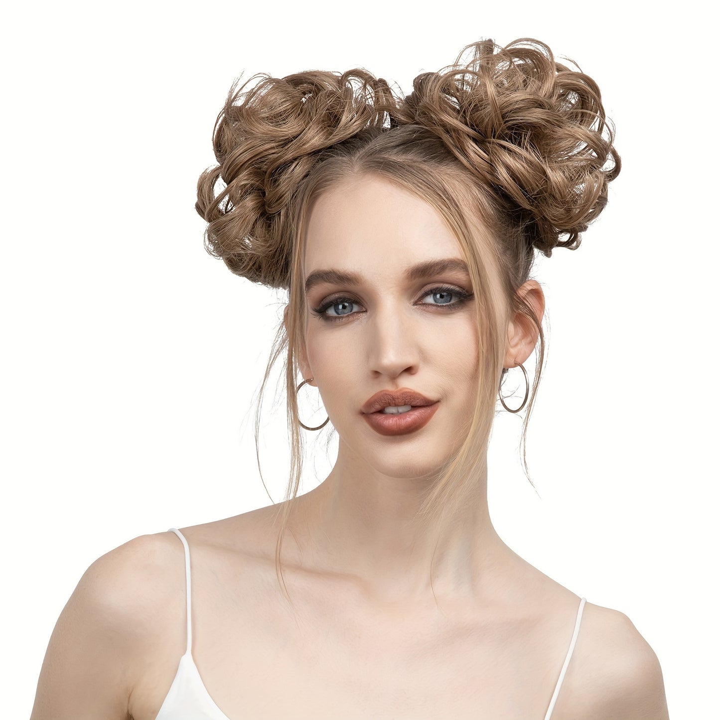 The H2 hair is made of high-quality PET material and the connection between the hair tie and the wig is sewn on, providing a superior appearance and gloss compared to 90% of products on the