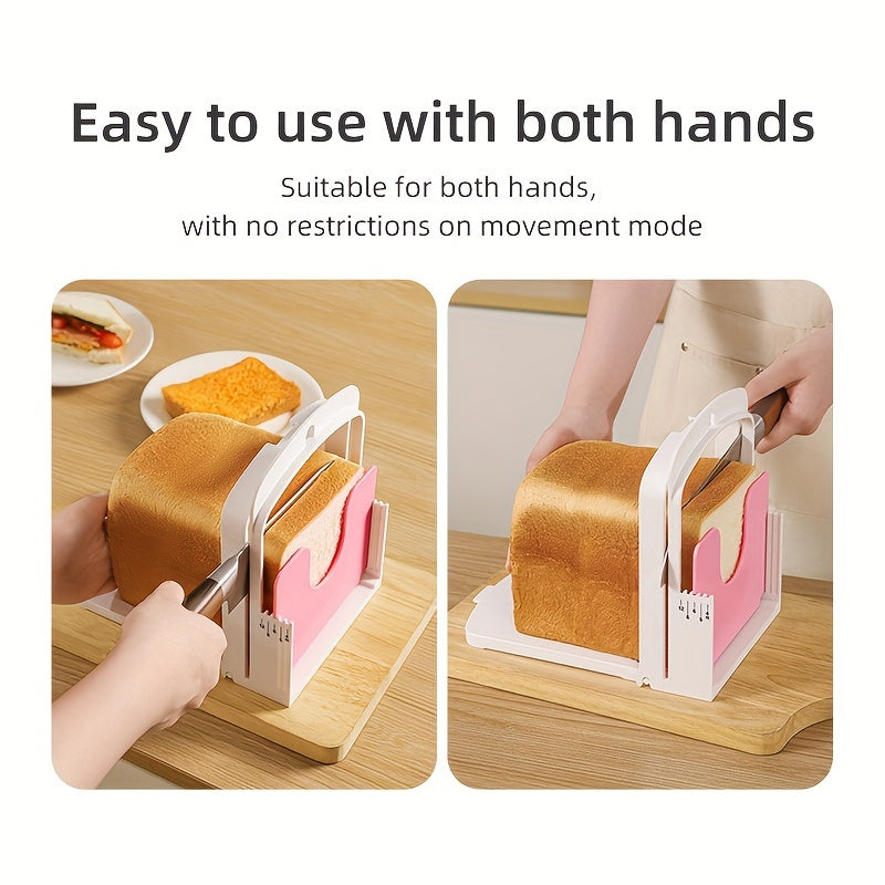 Simple Slice Bread Cutter - Convenient Toast Slicer, Manual Operation, Suitable for Home & Restaurant Settings