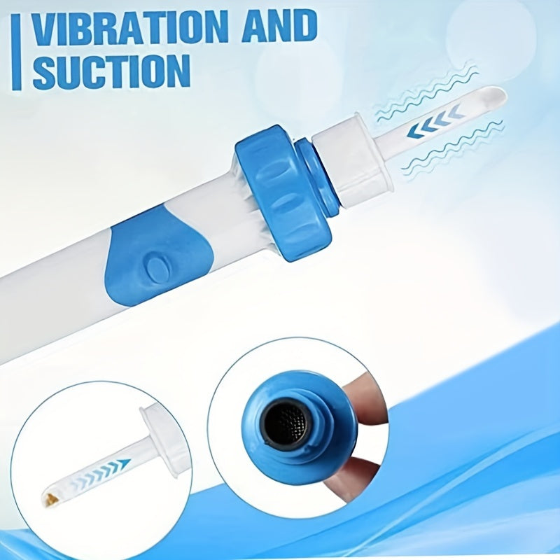 HB brand soft head ear suction device for wax removal, battery powered (≤36V), battery not included.