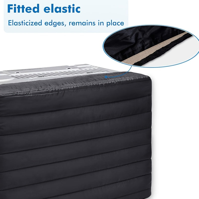 Protect your air conditioner with the 1pc Universal Fit Air Conditioner Cover. This indoor all-inclusive dustproof radiator protector does not require electricity and is easy to install on double-hung windows.