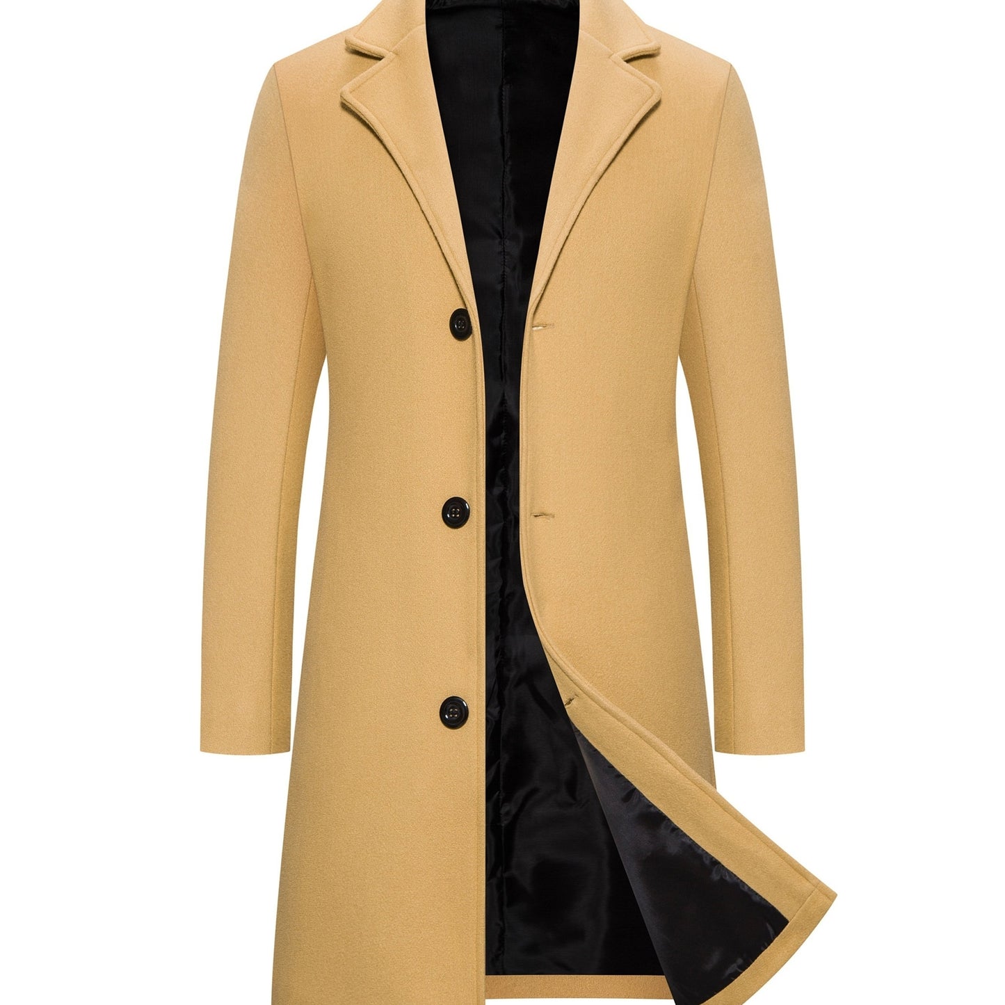 Men's Mid-length Trench Coat