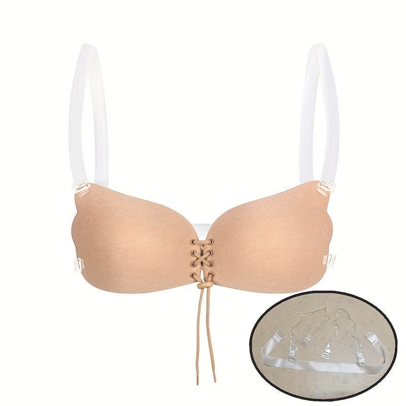 Lift and push-up bra stickers for women, discreet and seamless.