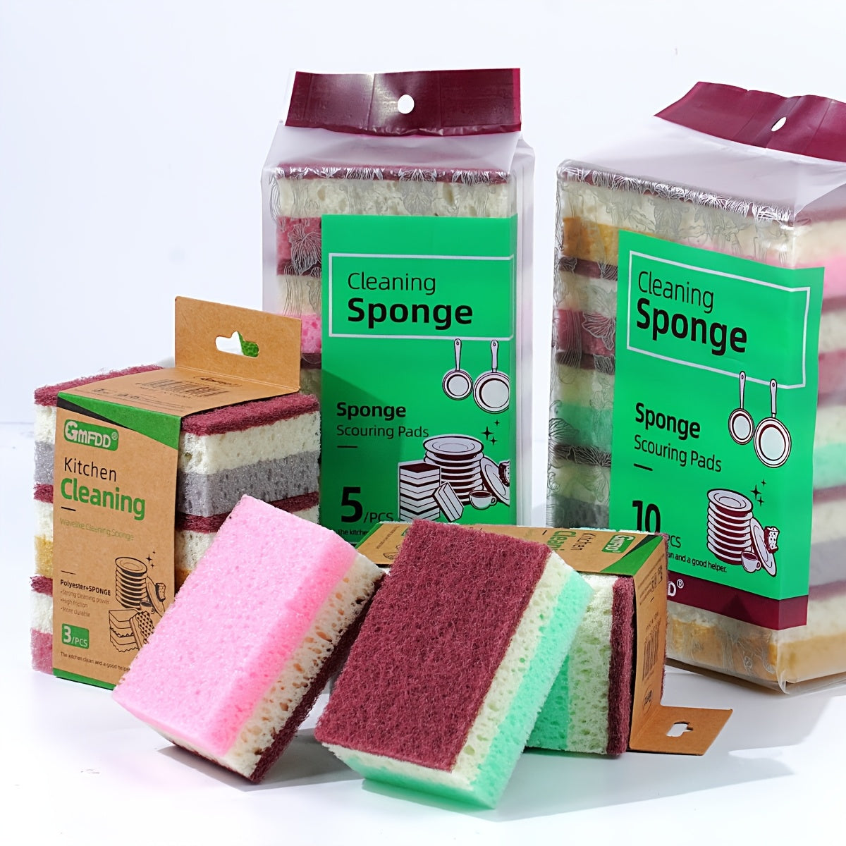 Magic Wipe: High-Quality, Porous Seaweed Sponge for Kitchen and Housework Cleaning, Dishwashing Pot, and More