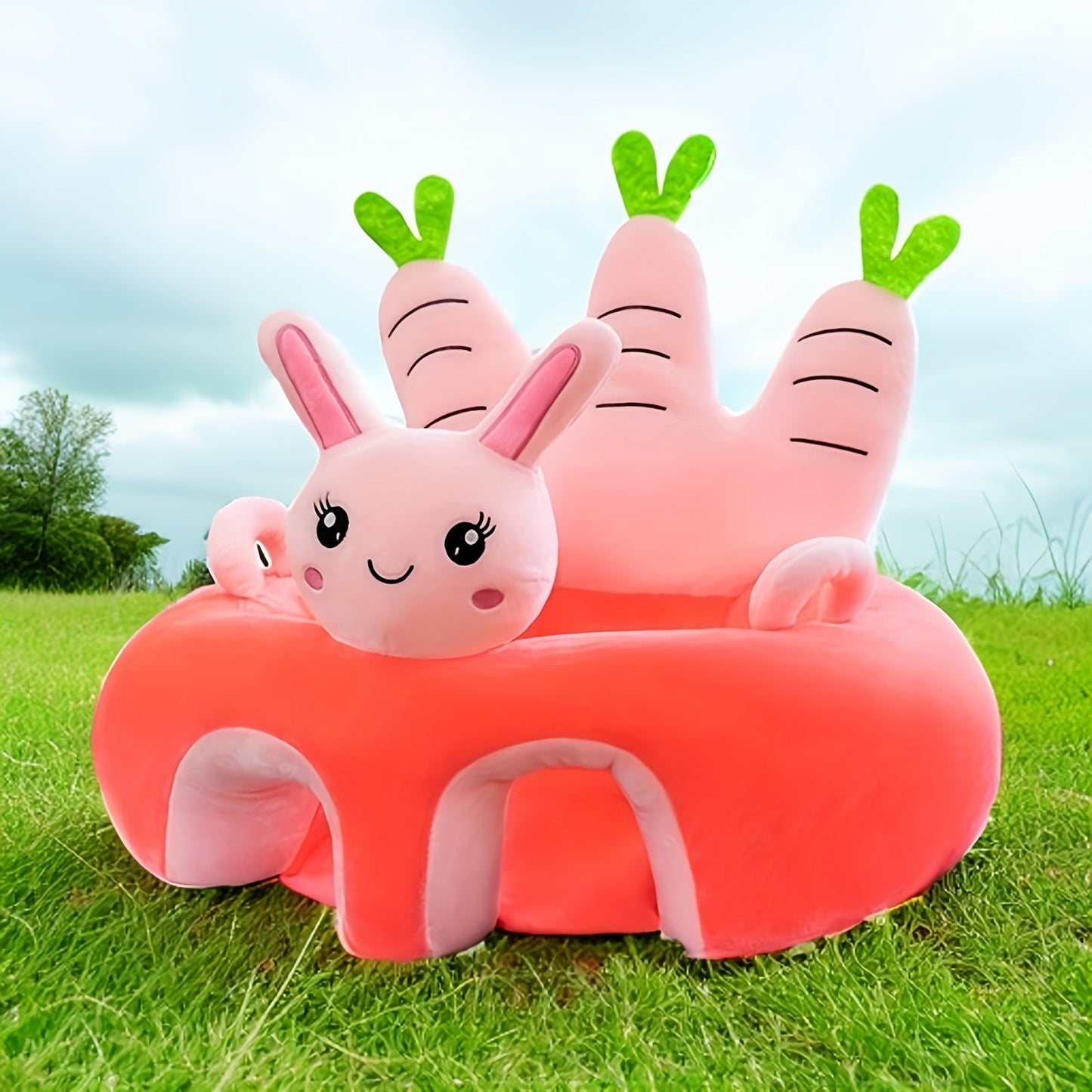 LIBSIT offers a Sofa Cover in Animal Shape for Youngsters, Providing Support and Comfort for Learning to Sit. The Youngsters Floor Seat Lounger Cover and Sitting Chair Cover are designed specifically for youngsters, with the Sit Me Up Floor Seat and