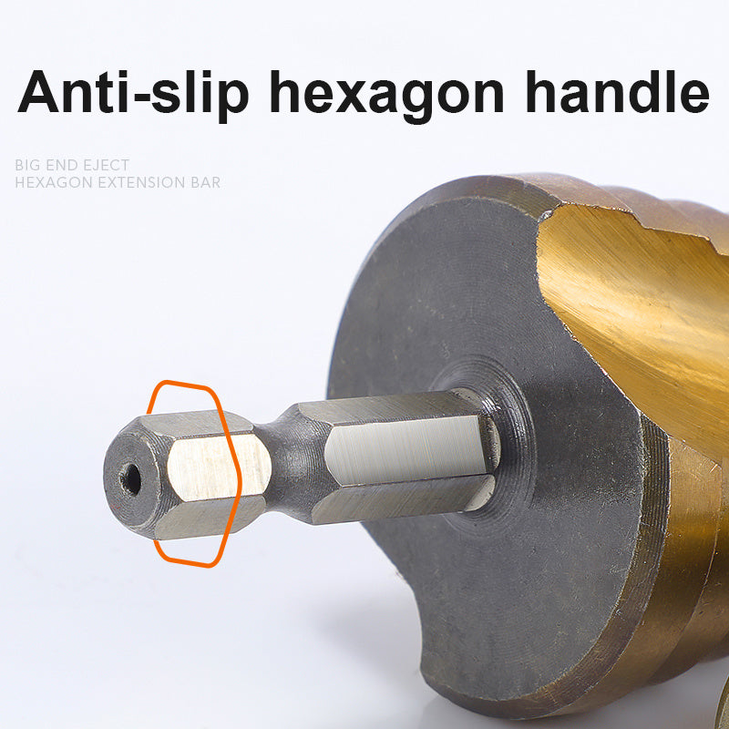 1/4 Inch Hex Shank Quick Change Cone Drill