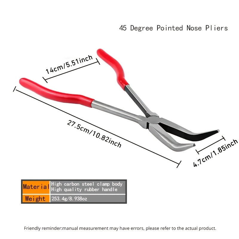 Set of long handle melting pot pliers with various nose styles for precise control and easy handling. Ideal for use with melting pot quartz bowl fixtures. A versatile tool for a variety of tasks.