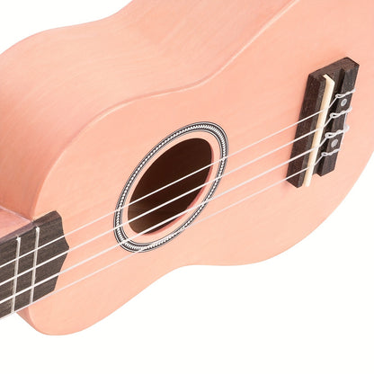 4 ta ipli 21 dyuymli soprano ukulele musiqa boshlovchilari uchun