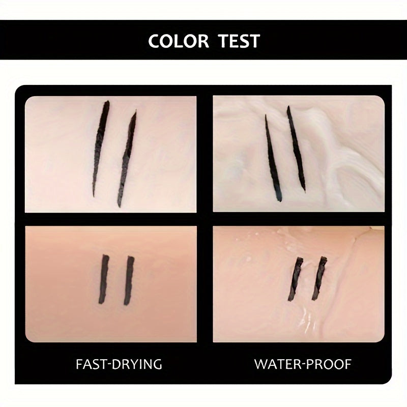 Quick-dry eyeliner pencil for long-lasting, smooth, matte finish that is waterproof and smudge-proof.