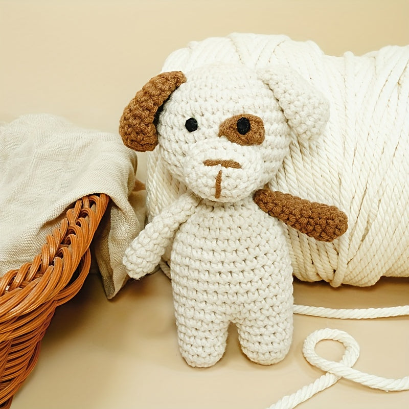 Unique handmade animal dolls for infants, including adorable options like a bear, a dog, and a koala to aid in their early development.