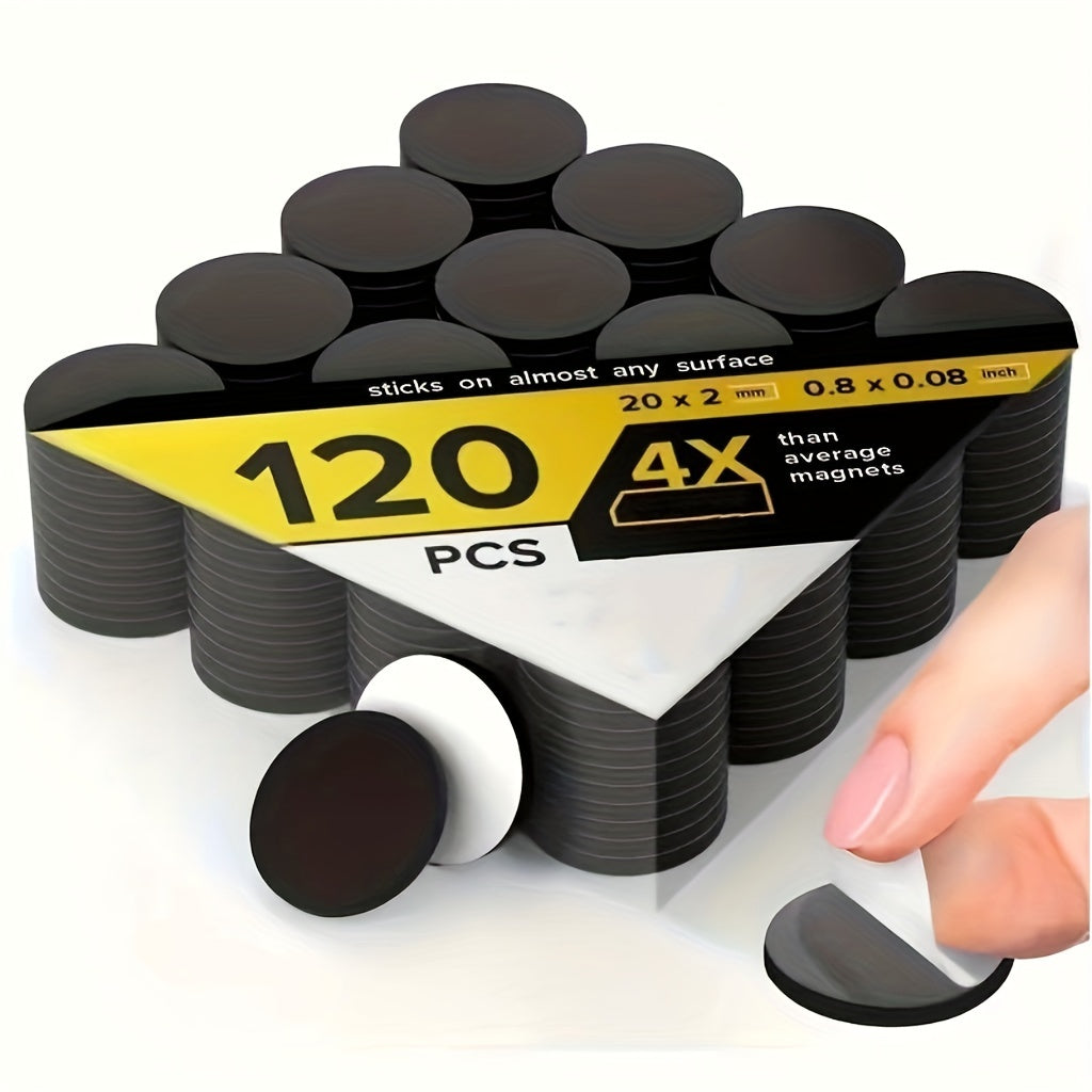 Easy Tear 2.03 cm Magnetic Dots with strong adhesion, flexible for photos, crafts, and office use. Available in round and square styles. Ideal for magnetic strips, tape, daily necessities