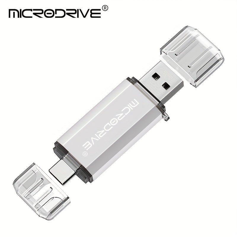 High-speed USB Type-C Microdrive available in 32GB, 64GB, and 128GB sizes.