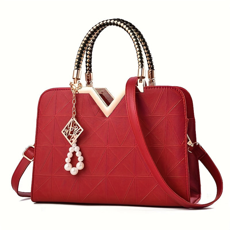 2024 Fall Fashion Women's Handbag, PU Shoulder Bag in multiple colors