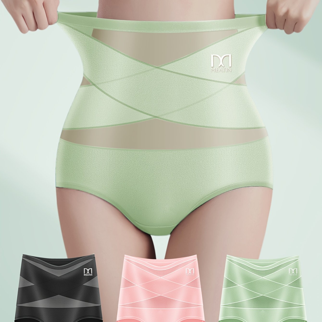 High waist shaping panties for women, providing tummy control and compression.