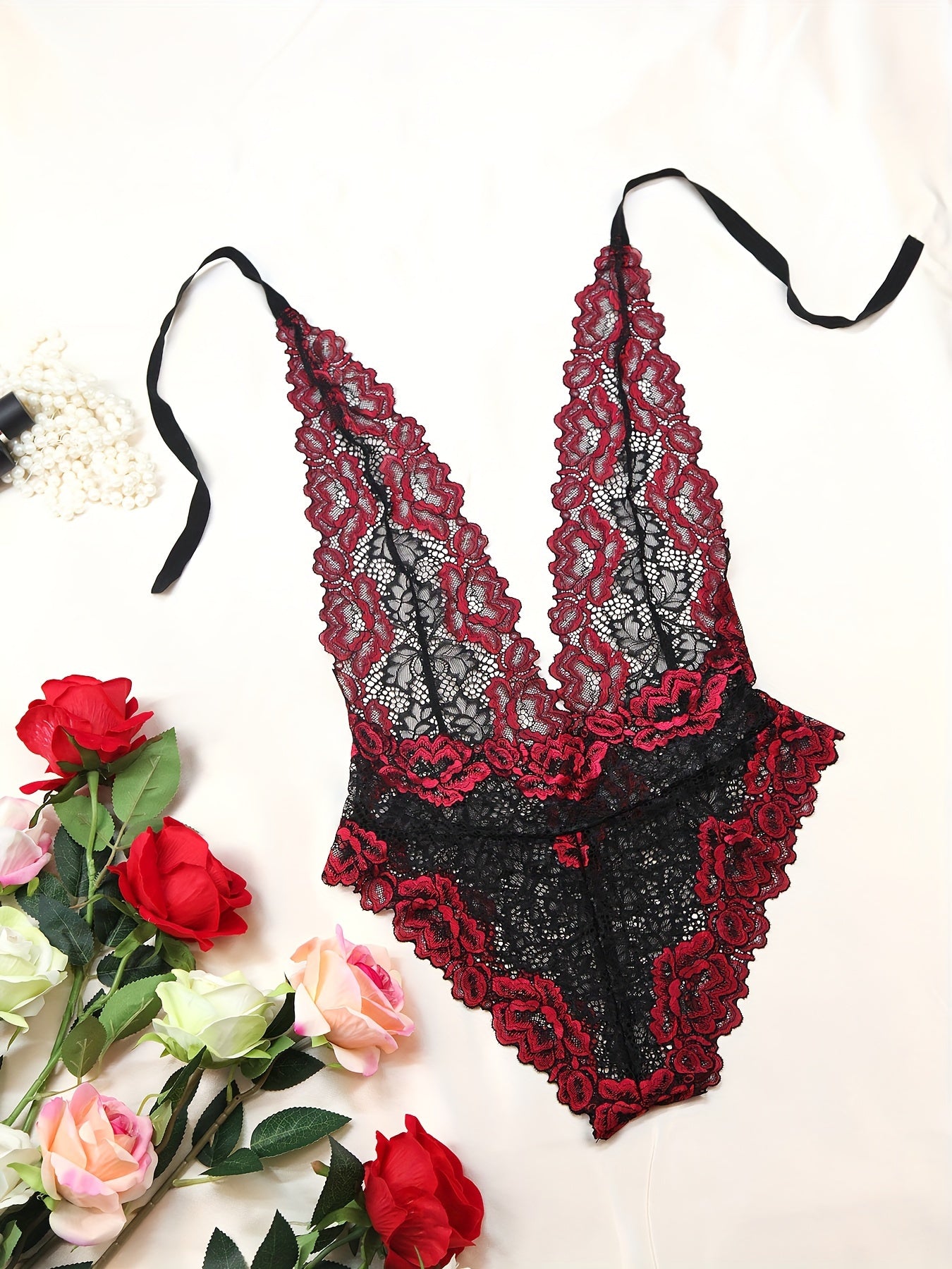 Six-color Lace Strap-on Lingerie for Women