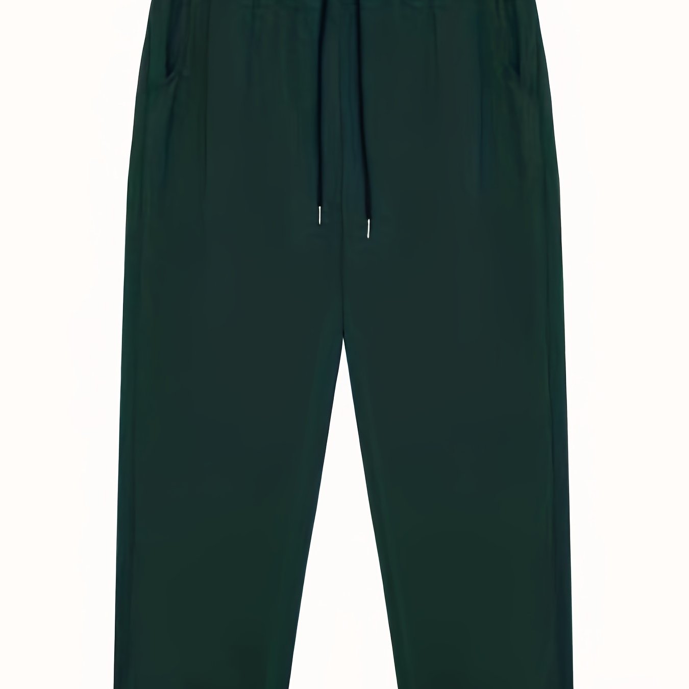 Oversized solid pants for plus size men, perfect for spring/autumn casual sports fashion