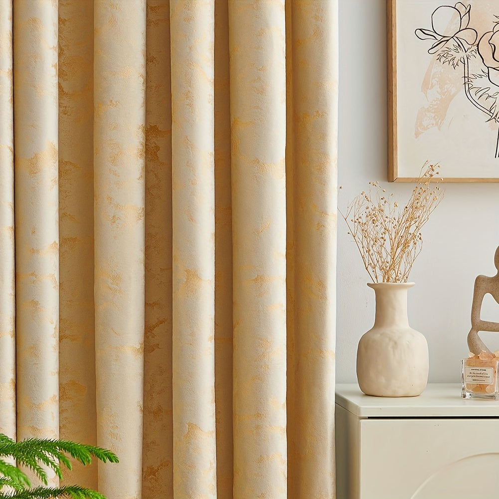 This bronzing velvet blackout curtain is suitable for various rooms in your home including the living room, bedroom, kitchen, bathroom, and can also be used for home decor purposes.