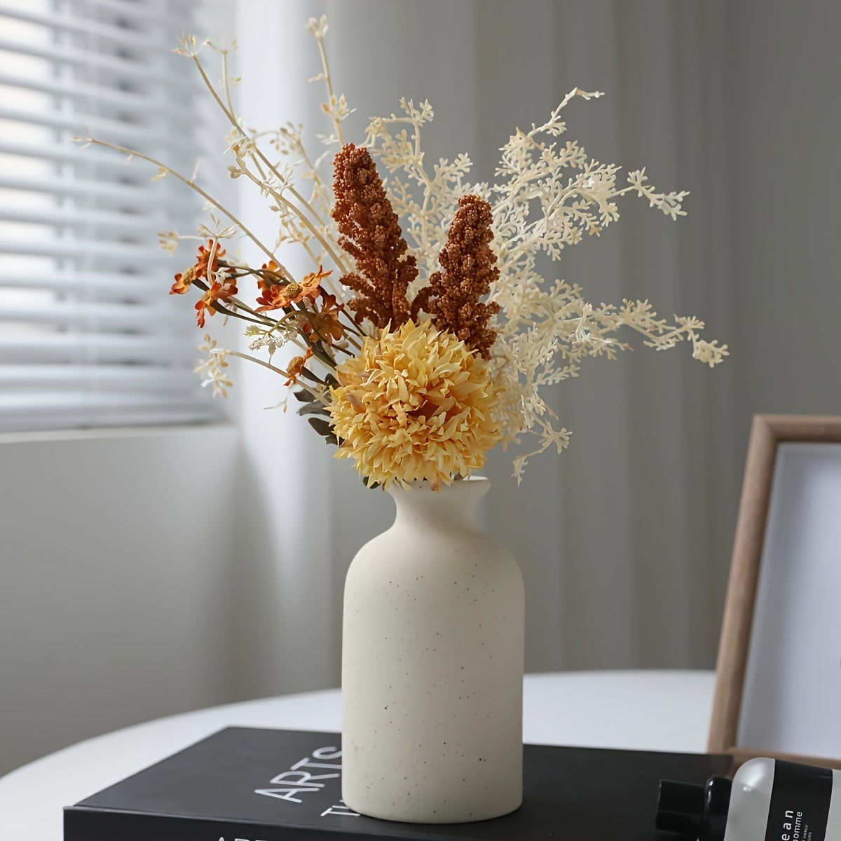 1pc Chrysanthemum bouquet, suitable for various decorations including office desktops, vases, homes, tables, engagements, and weddings.