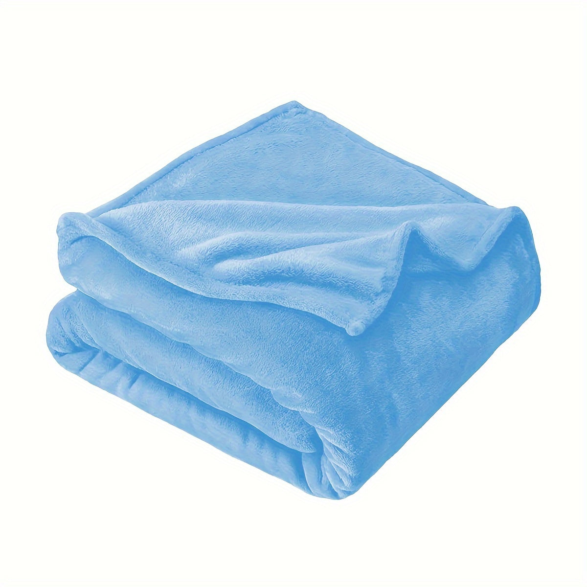 Soft, warm throw blanket for couch, sofa, office, bed, camping, and travel. This multi-purpose gift blanket for all seasons is solid color and made of thick material.