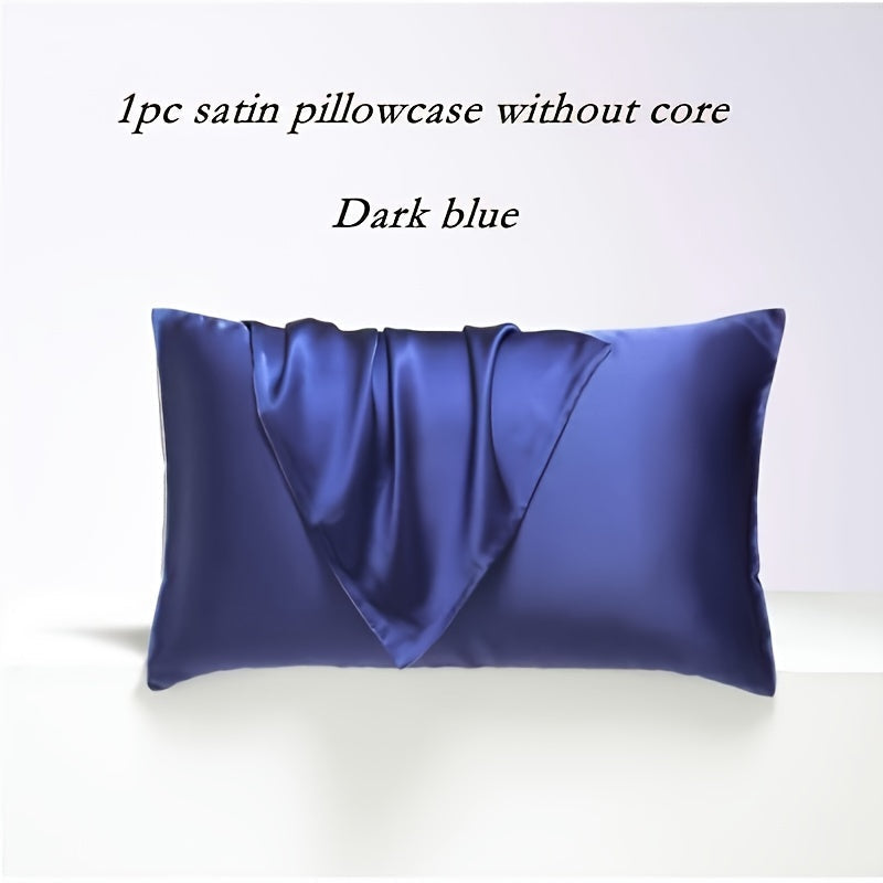 Purchase the luxurious Cool Soft Deluxe Satin pillowcases in black, measuring 50.8x76.2 cm. These pillowcases are designed specifically for hair and skin care. The set includes one Queen Size satin pillowcase with envelope closure, perfect for keeping