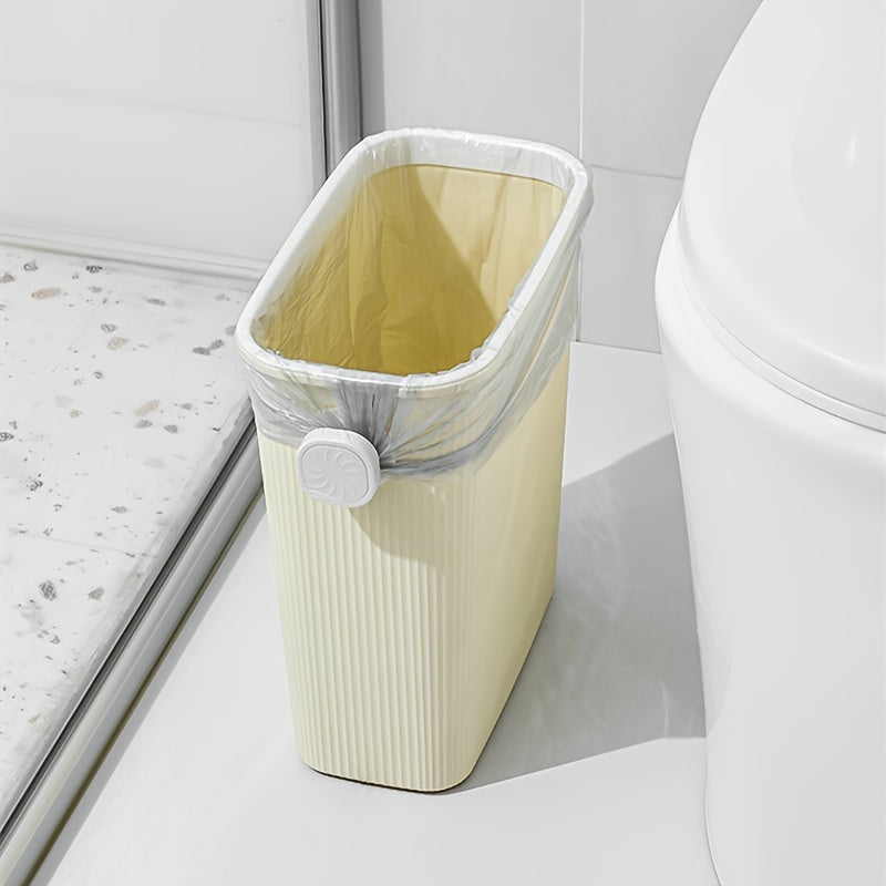 Rotating Garbage Bag Holder Clip for Convenient Trash Management - Non-Slip Fastener for Use in Kitchen, Bathroom, Living Room, or Outdoors