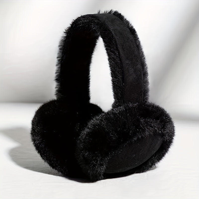 Warm and comfy earmuffs for women, perfect for winter. Ideal for Christmas and Thanksgiving. Professional dry clean recommended.