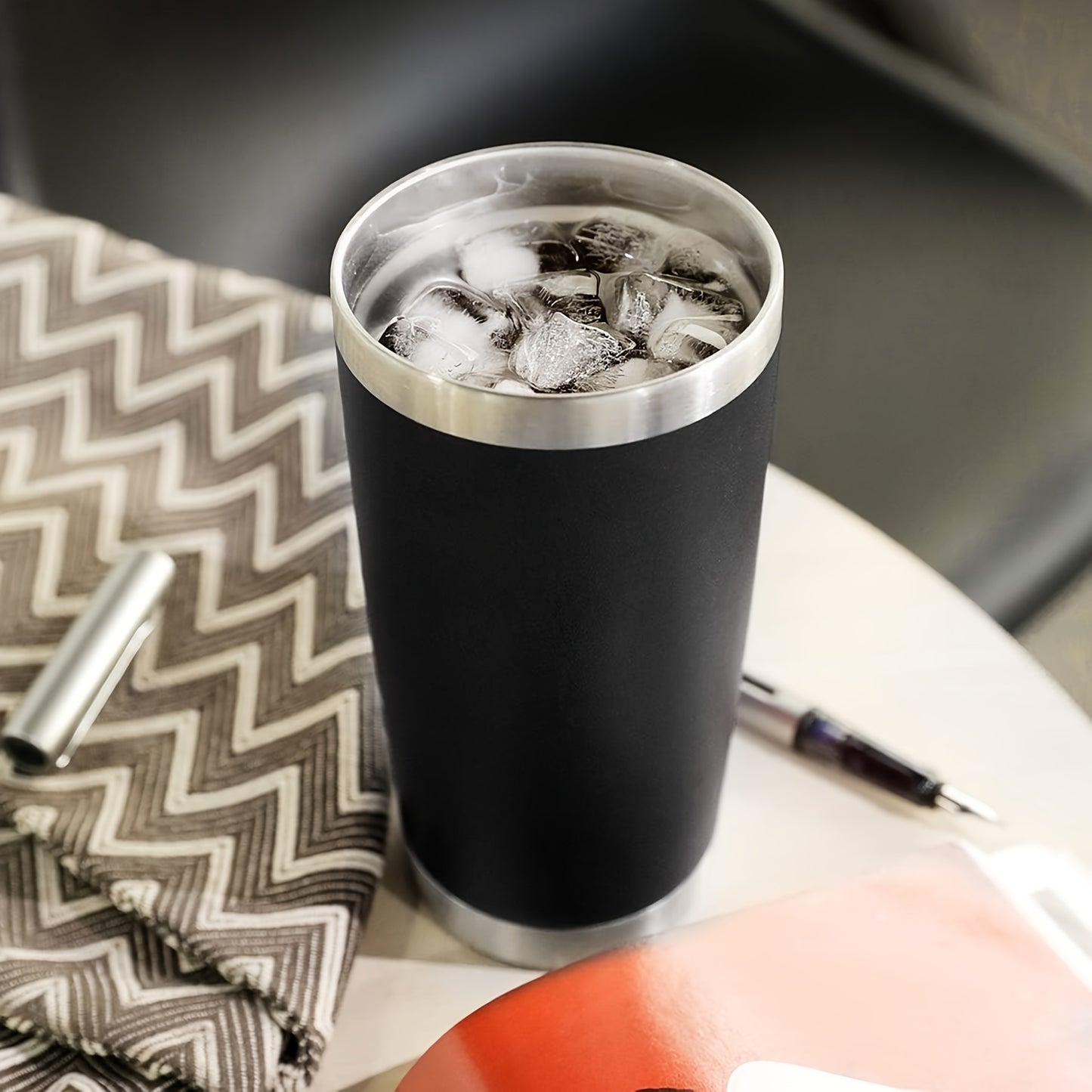 20oz stainless steel travel mug with double wall insulation and secure lid - ideal for holidays like Christmas, Halloween, Easter, Hanukkah, and Thanksgiving.