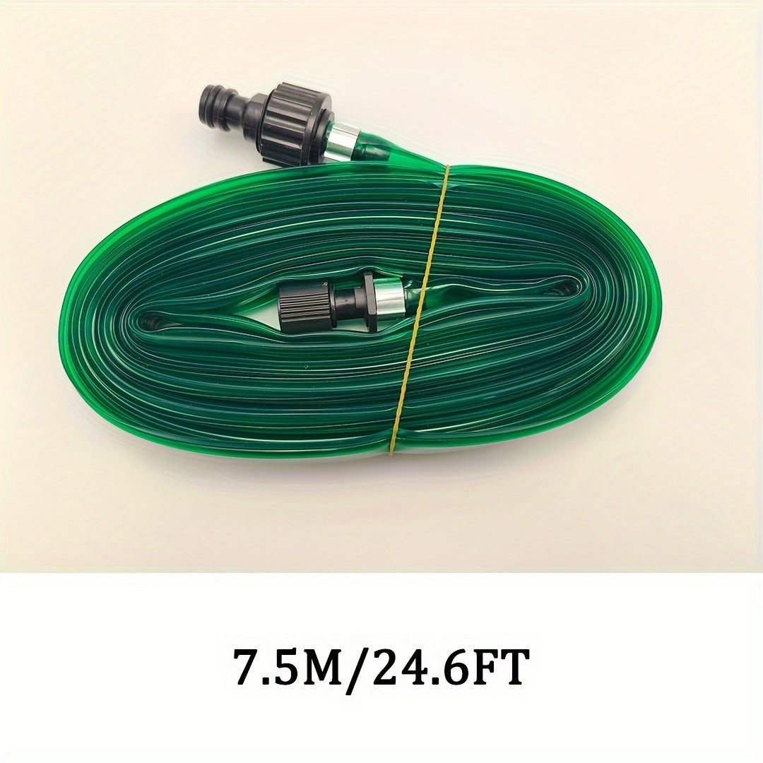 Flexible garden soaker hose perfect for garden irrigation.