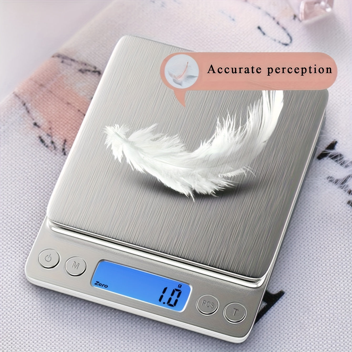 High-precision digital kitchen scale for cooking, baking, and meal prep in apartments and dorms. Essential back-to-school item (batteries not included).