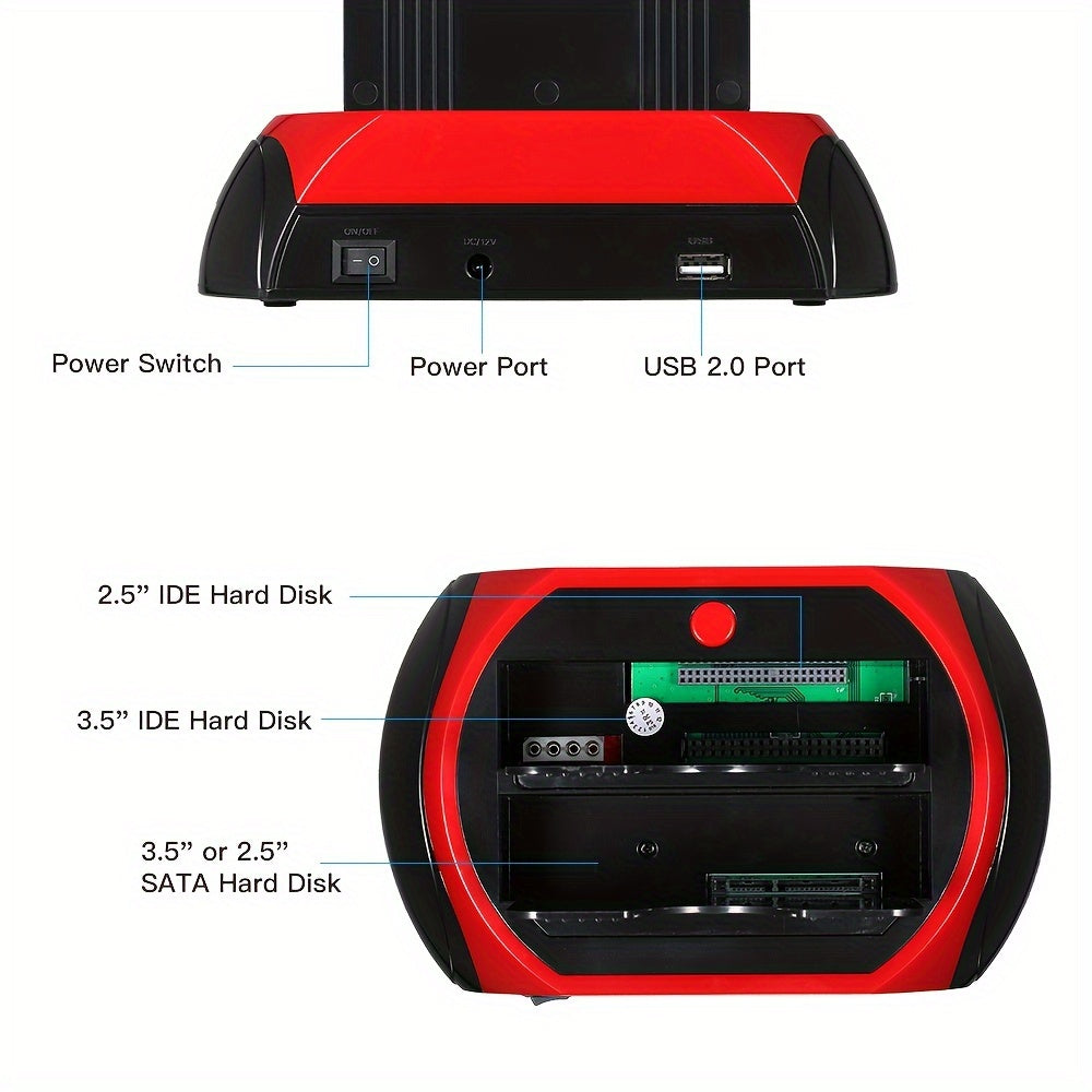 USB 3.0 HDD Docking Station for SATA HDD Enclosure and SSD.