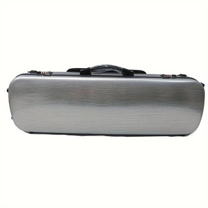 L&K Ultra Light Violin Box with Composite Brazed Square design, Waterproof, Wear-resistant, Air Checked, Password Lock, Music Bag, Hygrometer.