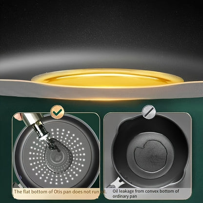 Multi-functional non-stick frying pan for oil & smoke-free cooking on induction & gas stoves.