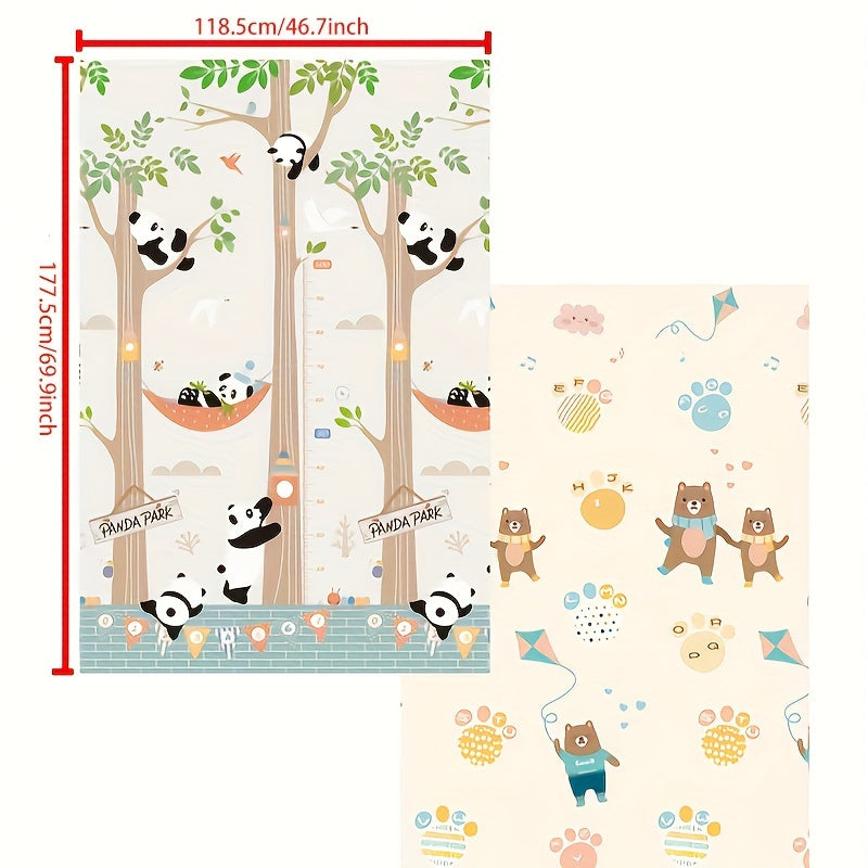 Foldable and portable, the Reversible XPE Youngsters Play Mat is perfect for indoor and outdoor use. Measuring 179.83cm x 119.89cm, this non-toxic and BPA-free crawling mat is ideal for young children. Whether in the bedroom or living room, this