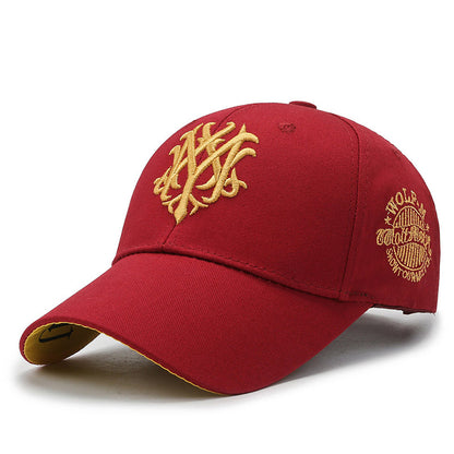 Fashion embroidered sunshade sunscreen baseball cap for men and women - Stay cool and stylish.