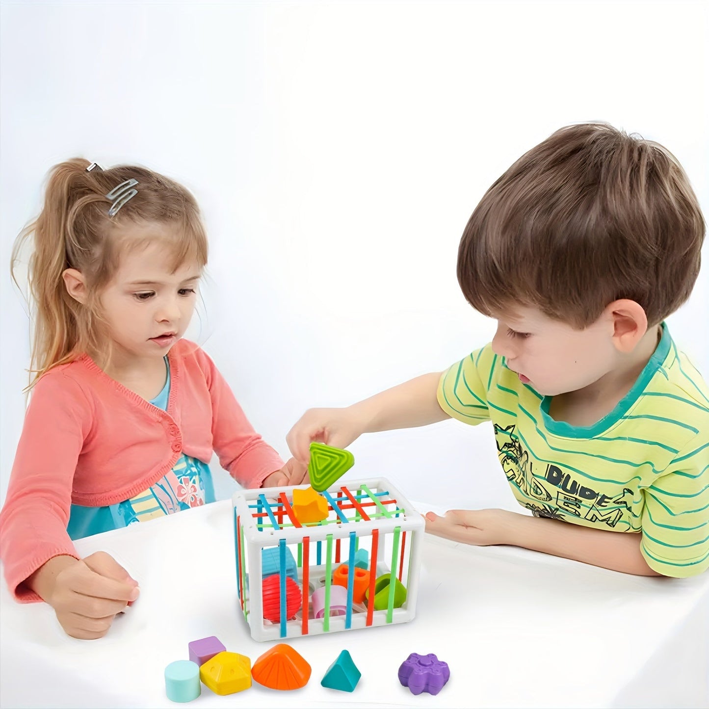 Fine Motor Skills Toy for Hands, Shape and Sorting Educational Toys for Early Development, Ideal Gift for Boys and Girls