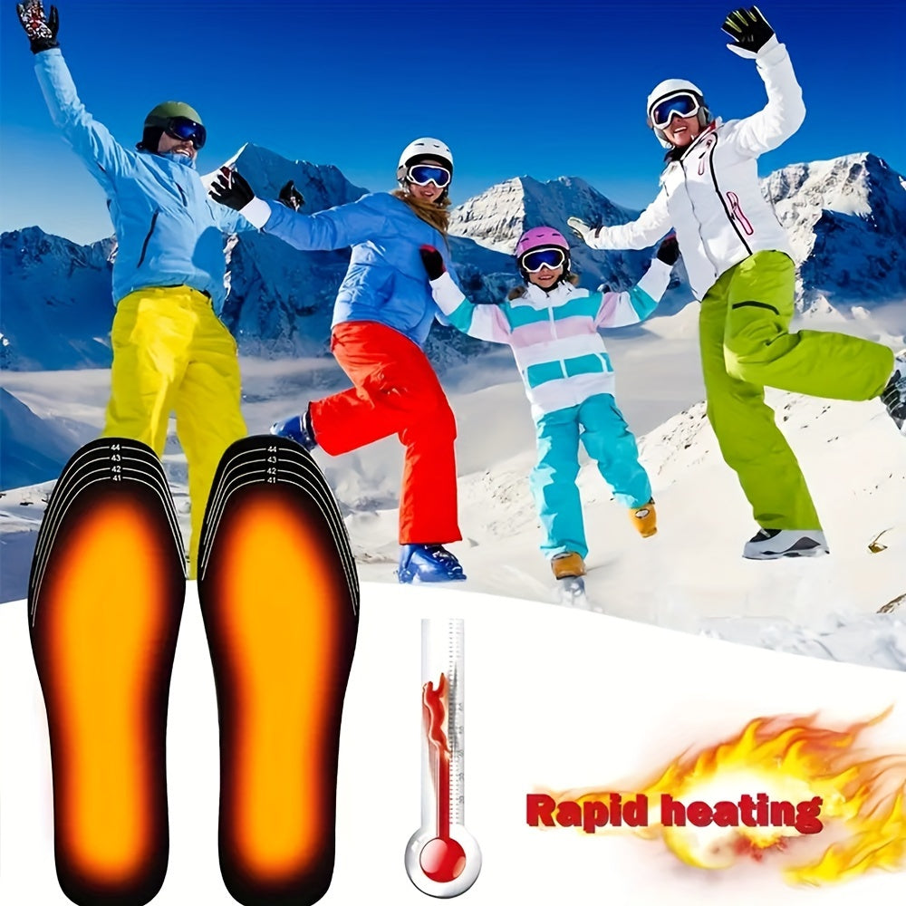 USB Heated Insole: Ideal for Winter Activities, Keeps Feet Warm.