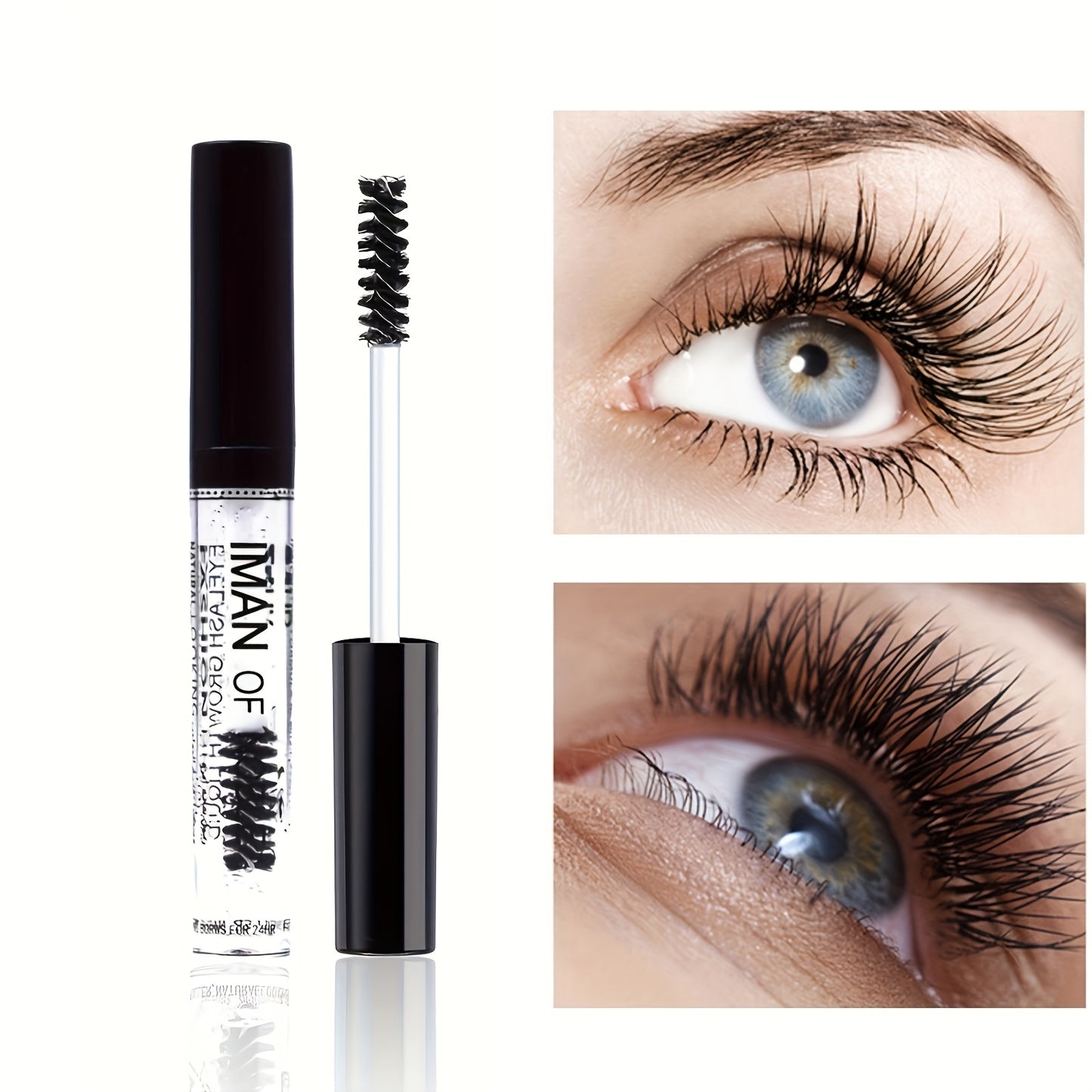 Eyebrow serum nourishes and curls eyelashes and eyebrows, gel mascara cream.