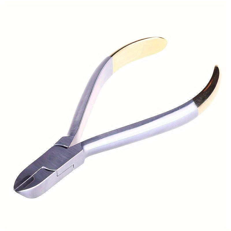 Professional tool for cutting rubber bands and stainless steel, thin wire cutting pliers for soft and hard wires.