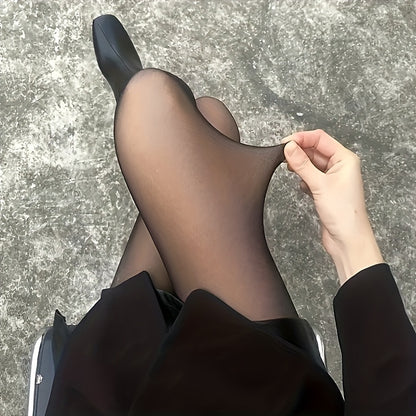 Solid pantyhose, high-waist slim pantyhose, women's stockings & hosiery.