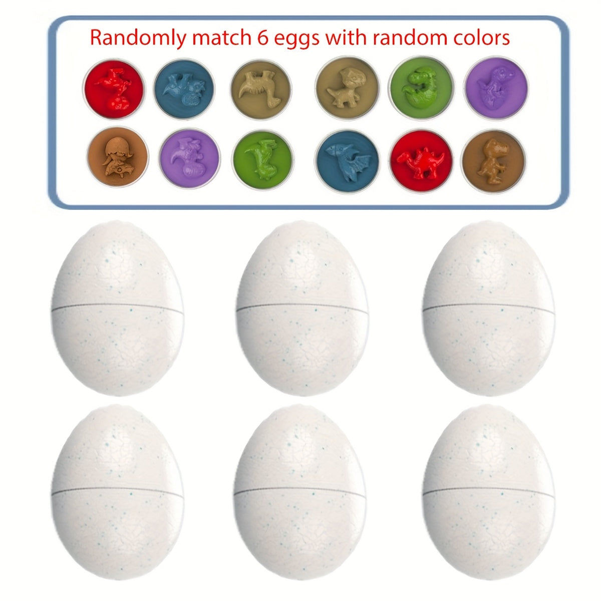 Interactive Egg Matching Game for Kids - Set of 6 with Numbers & Shapes, Enhances Fine Motor Skills & Sensory Development, Educational Toy for Boys & Girls, Great Birthday or Holiday Present, Enhances Matching Skills and Classification Abilities for