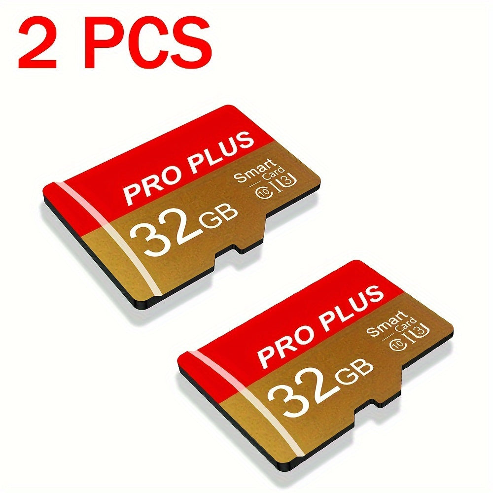 Two sets of memory cards ranging from 2GB to 64GB, suitable for various devices - genuine capacity, secure storage.