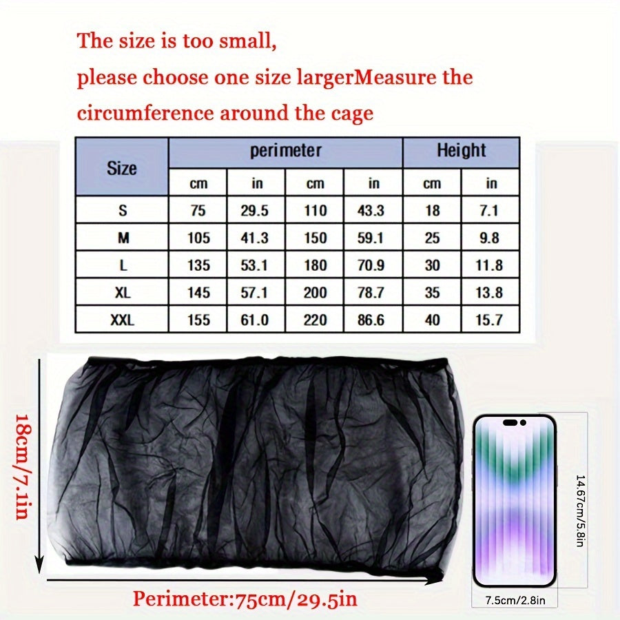 Защитите птиц с помощью нейлоновой сетки для клеток - отлично подходит для различных видов птиц!