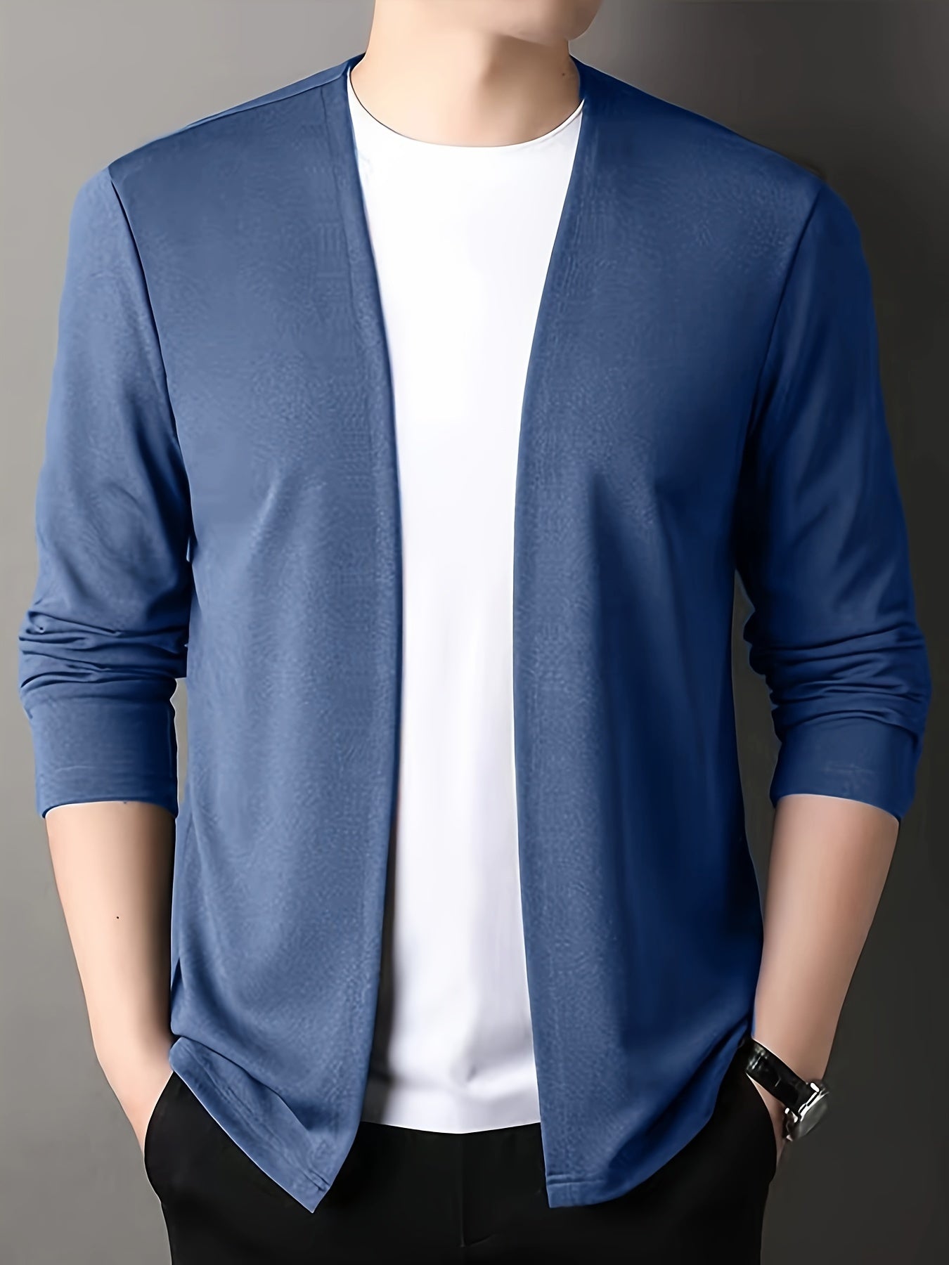 Men's Casual Knitted Cardigan for Outdoor Activities